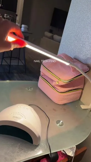 You don’t need expensive equipment to start ladies this light was such a good TikTok find ! #nailtechlife #nailtechsupplies #desklight #beginnernailtech #homefinds 