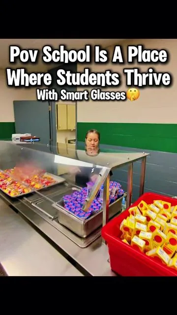 Pov School Is A Place Where Students Thrive😎#trend #tiktokshop #smartglasses #aiglasses #metaglasses 