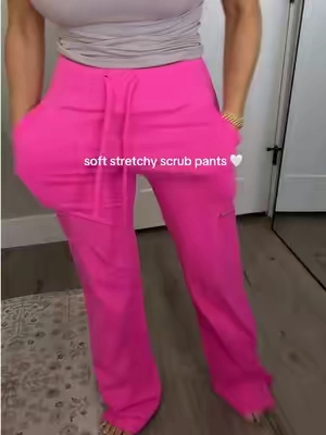 comfy stretch scrub pants - they do have matching tops  #scrubs #medicalprofessional #healthcareworker #nurse #dentalassistant