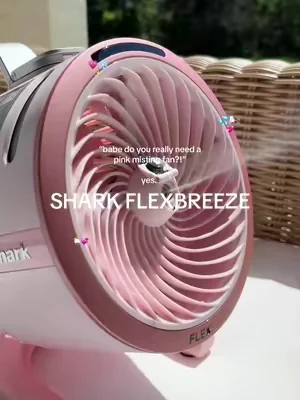 ITS HOT, I NEEDED IT 💦💖🌦️ the deal is so good on it rn too 🤏🏼🤏🏼🤏🏼 #mistingfan #portablefan #summermusthaves #sharkflexbreeze 