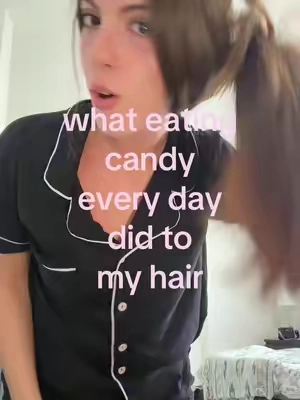HELLO? these are insane #hairgrowth #healthyhair #hairgrowthtips #hairgummy #hairloss
