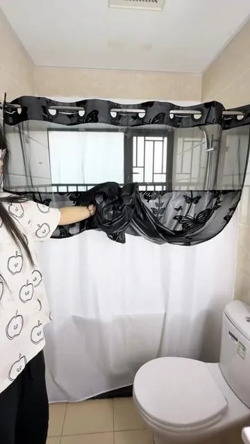 Why did this take so long to invent this??? #waterproof #curtain #home #tiktokchopcreatorpicks #tiktokshop 
