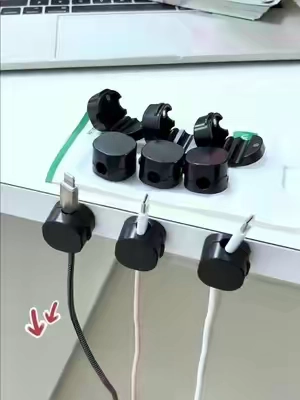 Friends, try this magnetic cable organizer to make your desktop tidier.#Desktop Organization #Manager #tiktok #magnetic #dealsforyoudays