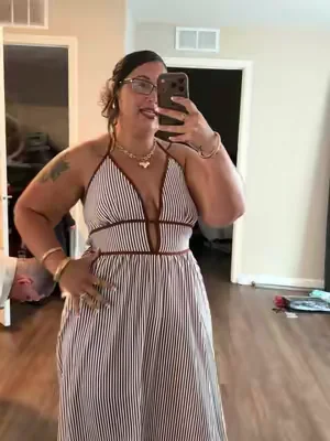 This dress was so pretty #dress #halterdress #ootdinspo #womensfashion #plussizefashion 