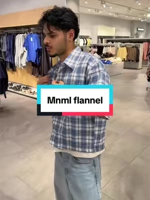 Mnml boxy flannel. 