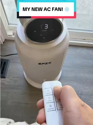 This fan blows my mind! 🤯  . . . #summerfan #fan #bladelessfan #coolingfan #coolingsolutions 