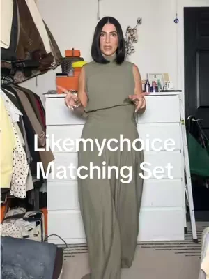 She’s giving rich 💚 @Likemychoice Global #matchingset #outfitinspo #oldmoneyaesthetic 
