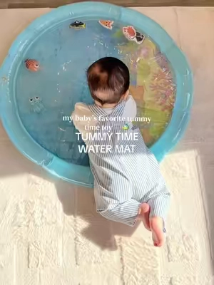 this has made tummy time so much more enjoyable for him🫧 #tummytime #tummytimeactivities #sensorialtoys #babytoys #babyactivities 