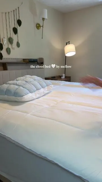 @@Mellow Sleepthe cloud layer mattress topper by mellow has me never wanting to leave my bed! ##Mellow##mellowsleep##TheCloudLayer##MattressTopper