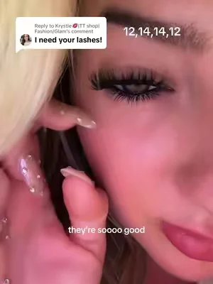 Replying to @Krystle💋|TT shop|Fashion/Glam it’s the ASTRA kit 12,14,14,12💗 #lashes #lashextensions #lashextensionsathome #eyelashes #lashclusters 