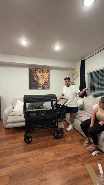 My family needed this wagon & stroller! We are going to definitely put it to use! @Harppababy.us  #wagon #kids #parents #stroller #fyp