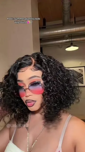 @UniceHairCo @UNice Hair This is exactly why bob wigs will never go out of style🛍️🔗  #unice #unicehair #unicenoslip #sidepart #bobwig 
