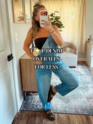 The f👖p Overalls for LESS and 100% Cotton! 💙✨ @CHOUYATOU #denimoveralls #overalls #summerfashioninspo #denimoutfit #dealsforyoudays 