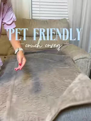 Feels like a plush blanket 🤩 #couchcovers #petfriendly #dealsforyoudays 