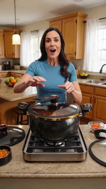 POV: You’re done with slow cooking 🍳 This pressure cooker makes beef stew in 10 mins! 🥩 Nonstick, safe, & *chef’s kiss* 🍳 #DealsforYouDays #KitchenHack #FastFoodDinner #CookwareGoals #TikTokMadeMeBuyIt