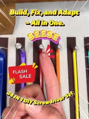 Does camping equipment need to be fixed? This 24-in-1 screwdriver fits in your pocket-no toolbox to carry around!#screwdriver #hometools #toolbox #fallfreshness #diyproject