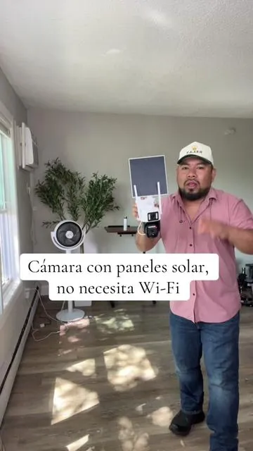 Cámara de seguridad no necesita Wi-Fi, funciona con la Red 4G#camara #solar #seguridad #camera 