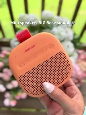 This is one of those products you’ll use every single day. 🎶 The Bose SoundLink Micro delivers incredible sound from a speaker that fits in your hand. Perfect for the pool, beach, camping, golf, travel, backyard nights, or just around the house. Waterproof, durable, and made to go wherever you do. Grab yours before your favorite color is gone! 🎵🌊☀️🏕️🤍 #Bose #BluetoothSpeaker #PortableSpeaker #TravelEssentials #PoolDay     