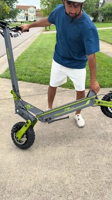 F5 Off-Road Electric Scooter, 1500W Peak Motor, Top Speed 34MPH, 52V 20Ah Battery, 43 Miles Long Range, 11 Inch Fat Tire E-Scooter for Adults summerwins. ##electricscooter##escooter##scooter##dealsforyoudays##tiktikshopcreatorpicks