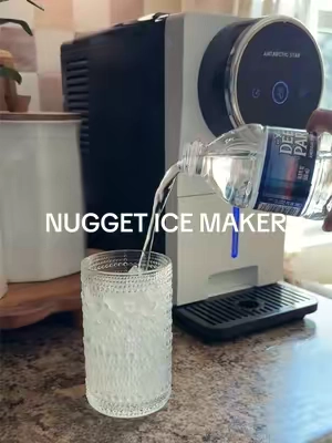 Who knew ice makers don’t have to sound like an airplane landing in my kitchen 😅 #antarcticstar #anarcticstaricemaker #nuggeticemaker #icemaker #dealsforyoudays 