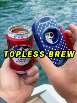 Try your favorite brew tooless. #drafttop #topless #bottomsup #coldbrew 