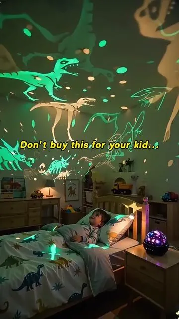 Don't buy this for your kid...#Onefirenightlightforkids #SoothingLight #BedtimeRoutine #nightlightprojector #kidsgifts 