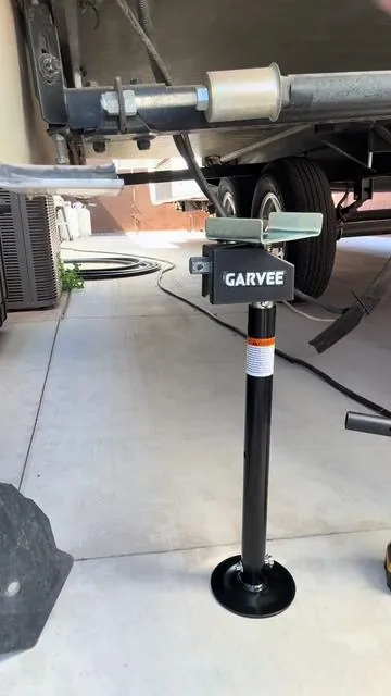 These slide jacks from @GARVEE really help hold the load on the heavy slides, and it has a TON of adjustment too! #glamping #rvlife #rv #dealsforyoudays #summerwins 