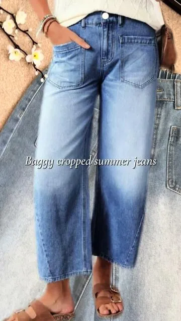 Elastic back waists gives no gaping in the back. @OBlue Jeans #jeans #croppedjeans  #summerwins #DealsForYouDays #summervibes 