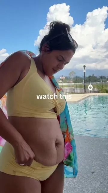 Love my butter yellow Shapewear swimsuit @SHAPELLX #shapellxnewarrivals2026 #Shapellx #tummycontrol #shapewear #shapewearswimsuit 