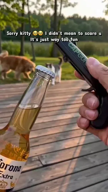 Lovely gift #opener #bottleopener #toygun #giftguide #beer 