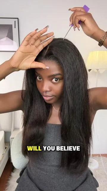 when your silk press looks like your real hair 🤎#DealsForYouDays #luvmehair #humanhair #blackgirlmagic #wig #layeredhaircut #gluelesswig