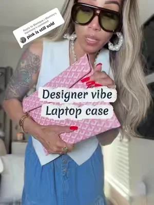 Replying to @Monique | Mommy's Harmony Designer-inspired style without the designer price ✨ This luxury-look portfolio is perfect for carrying your laptop, work documents, or everyday essentials. It looks expensive, feels premium, and is surprisingly affordable. Whether you're headed to the office, class, or a meeting, this is the chic work bag you've been looking for. #DesignerInspired #WorkBag #LaptopBag #PortfolioBag #OfficeStyle   