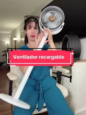Ventilador recargable #ventiladorrecargable