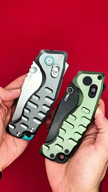CJRB Doubletap now available with aluminum handles. 2 unique colorways just dropped! D2 steel. @CJRB Cutlery #pocketknife #edcknife #everydaycarry #foldingknife #outdoorsman 