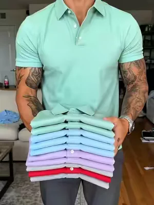 One shirt, dozens of looks! Perfect Polo for men#tiktokshop #fyp #tiktok #springglowup #fashiontiktok 