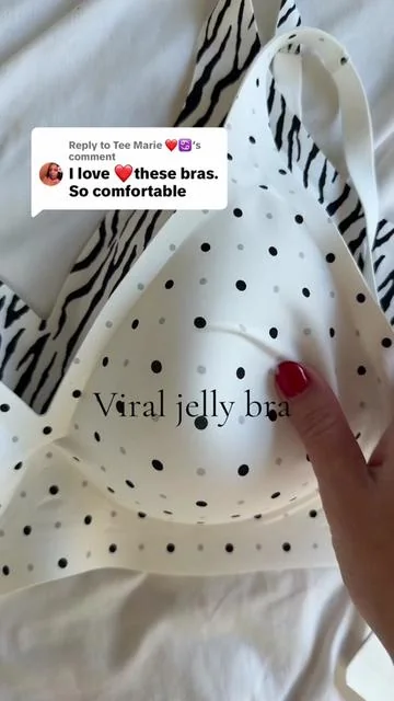 Replying to @Tee Marie ❤️♋️ Agreed! So comfy and affordable! #bra #jellybra #bras #comfortablebra 