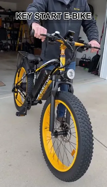 This E-Bike Needs a Key to Start #ebike#fatbike #adultbike#tiktokshopdealsforyou #Summerwins 