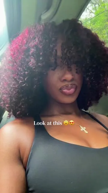 😍😍😍😍 install tutorial video:  @YouTube: Simone Nicole @UNice Hair @UNICE @UniceHairCo #wigreview #dealsforyoudays #redhair #wigsinstall #curlywig 