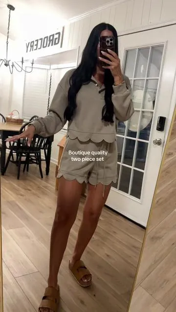 Boutique quality 🤌🏼 #twopieceset #matchingset #ootd #womensfitness 