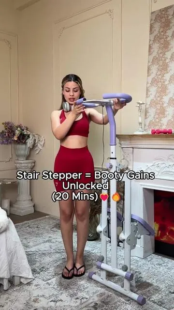 No body can stay on the stair stepper for 10 mins without sweating buckets 🥵🥵#DealsForYouDays #TikTokshopdealsforyoudays #stairstepper #healthylifestyle #workoutmachine
