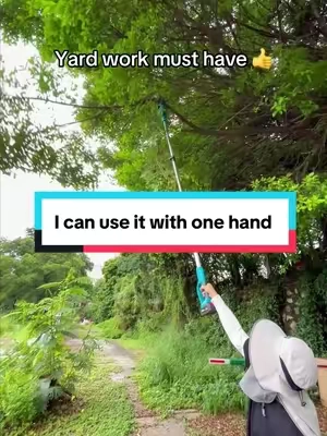 This thing has endless uses!#polesaw #chainsaw #homeimprovement #dealsforyoudays #yardwork 