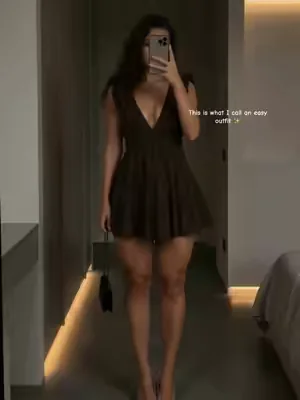 🤎#dress #fashion #outfitinspo #dealsforyoudays #tiktokshopmademebuyit 