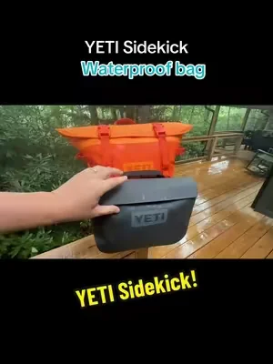 The yeti sidekick is the perfect accessory for your yeti cooler or Camino tote! This fully waterproof bag doubles as a waist pack, but can be opened with a single hand! The perfect waterproof storage  four phones and snacks at the beach or boating ##yeticoolers##yetisidekick##waterproofbag##beachaccessories##yeti@@YETI