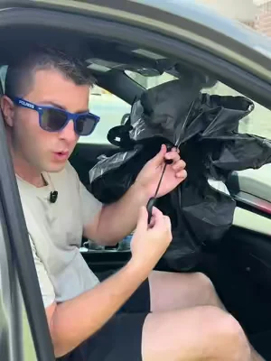 This one is cheaper right now than the originals, grab yours before these sell out! #windshieldcover #carshade #carshadecover 