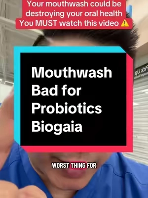 The mouthwash you thought was helping your teeth get healthier could actually be hurting it. Because some mouthwashes use really harsh ingredients that kill both the good and bacteria really watch out for the type of mouthwash you use. And to rebuild that oral micro biome use @BioGaia Prodentis probiotic lozange to strengthen your oral health. Just a quick disclaimer: While I’m a licensed pharmacist, the advice I share here is for general educational purposes only. Always check in with your own doctor or healthcare provider for personal medical advice.  #dealforyoudays #oralhealth #oralhealthmatters #over55 #biogaia 