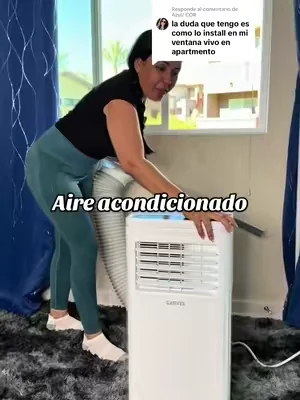 Respuesta a @Azul/ COR. Aprovecha los especiales ya casi se terminan. Aire acondicionado pequeño y portátil de fácil instalación, bajo consumo y solo pesa 54 libras en su caja. #ac #aireacondicionado #portableac #dealsforyoudays #garvee 