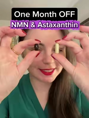 If you stop astaxanthin and NMN for one month, here’s what might happen! #astaxanthin #nmnsupplement #antiaging #womenover40 #dealsforyoudays 
