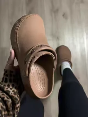 so ready for the fall vibez 🍂🧸 #Crocs #CrocsCraftedClog #Clogs #Shoes 
