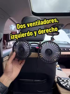 ventiladores dobles, 3 velocidades, 360 grados, fácil de poner, link abajo#clipfan #coolingfan #fan #portablefan #summeressentials