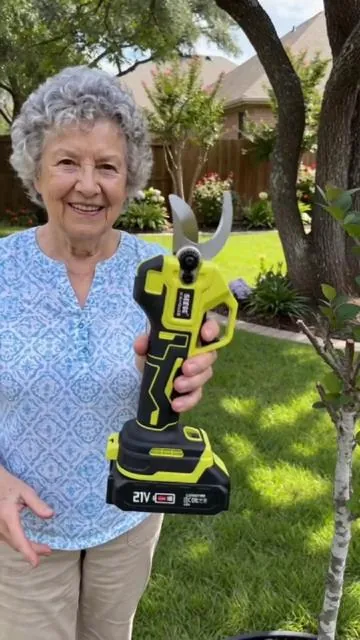 Stop struggling with manual garden shears! #DIYDad #HomeImprovement #fathergift #pruning